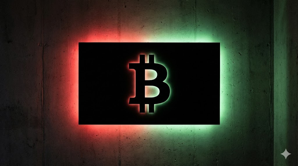 Bitcoin panel color reaction demo