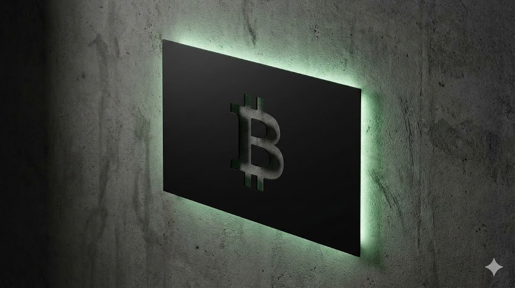 Bitcoin Indicator Panel on wall