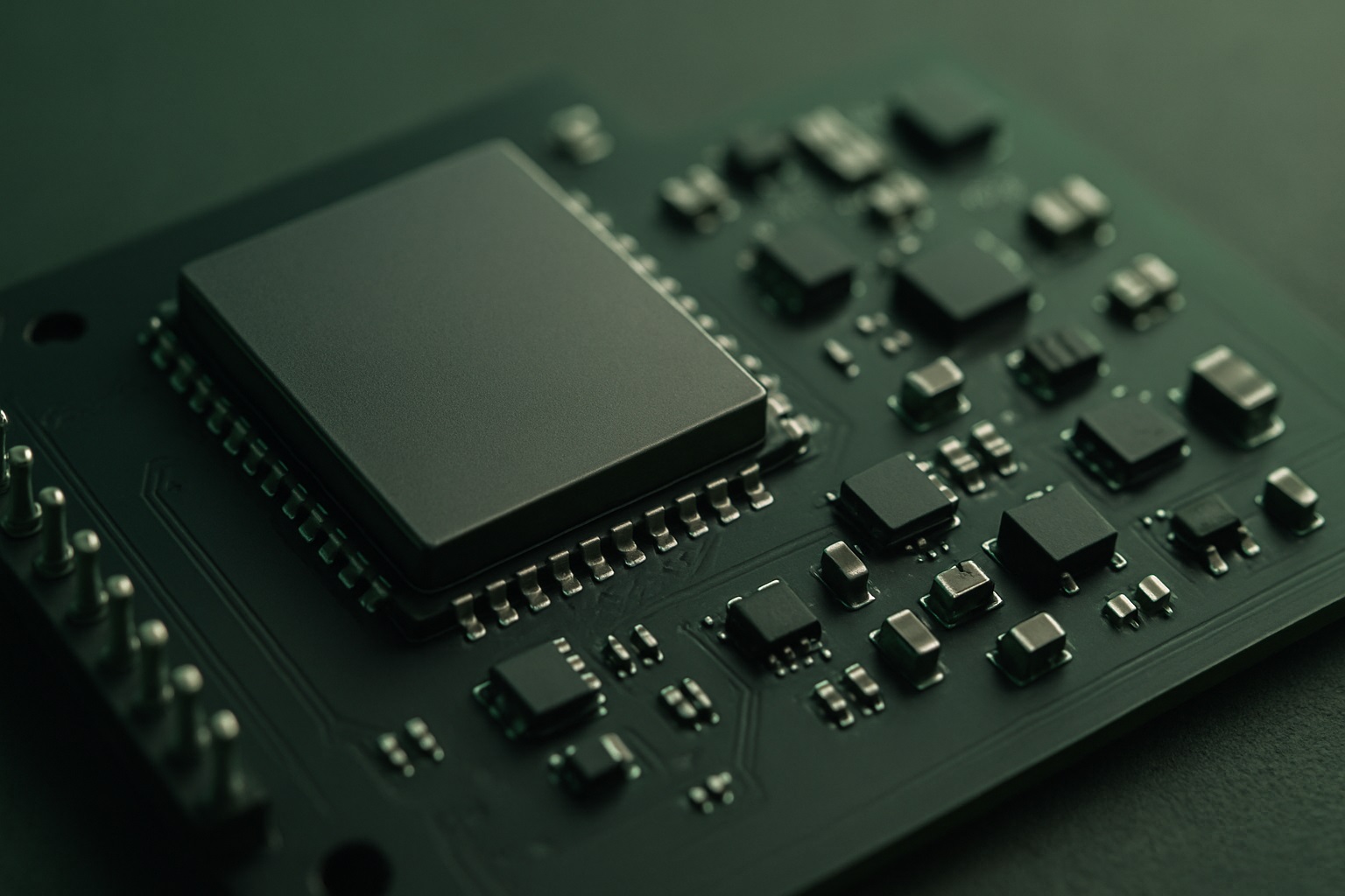 Internal logic board and wiring